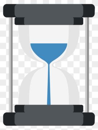 Hourglass Clipart Yellow - Hourglass Timer Emoji - Png Download ...