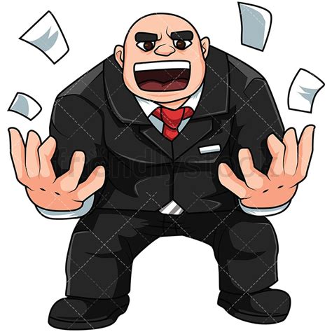 Angry Boss Clipart