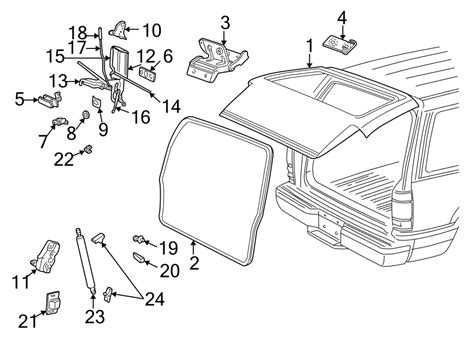 Ford Explorer Liftgate Parts