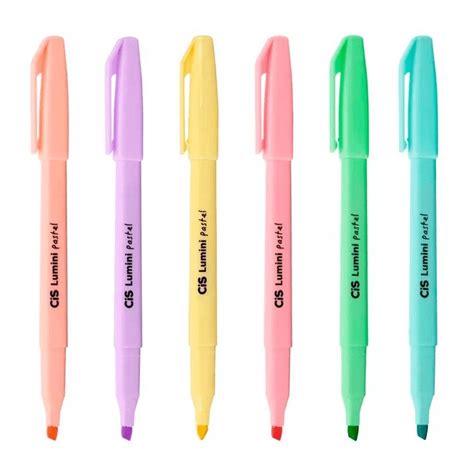 Kit Marca Texto Cis Lumini Pastel Ou Cores Escolha Seu Kit