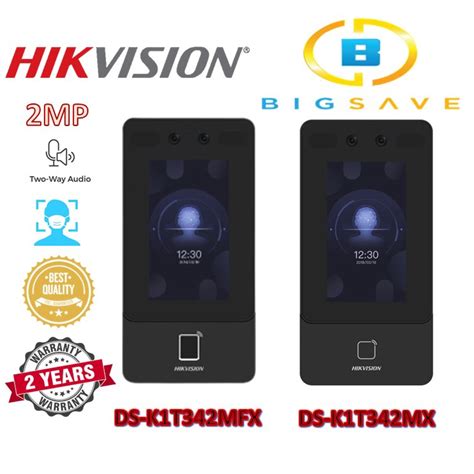 HIKVISION DS K1T342MFX DS K1T342MX VALUE SERIES FACE RECOGNITION