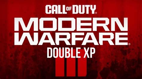 Modern Warfare 3: Double XP - COD Warzone News