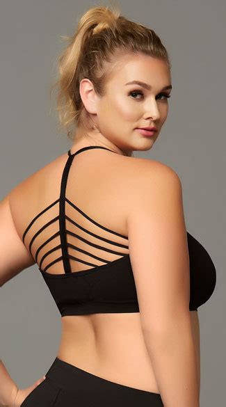 Plus Size Seamless Strappy Sports Bra Plus Size Seamless Sports Bra Plus Size Strappy Sports Bra