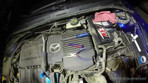 Чистка дросселя и ДМРВ мазда 3 - YouTube