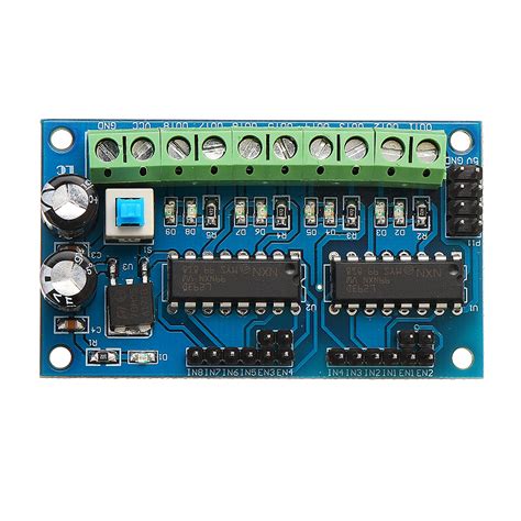 3pcs L293d 4 Dc Motor Drive Module Motor Driver Intelligent H Bridge For 4wd Car Robot