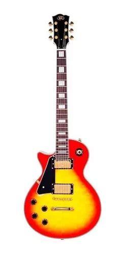 Guitarra El Ctrica Para Zurdo Sx Eh Series Eh D Les Paul De Arce Caoba