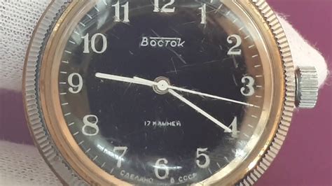 Механические часы Восток 17 камней сделано в СССР - YouTube