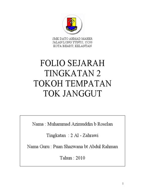 Contoh Folio Sejarah Tingkatan 2 Kesultanan Melayu Melaka Contoh Kaedah Kajian Tugasan Sejarah