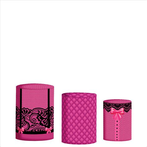 Kit Capas de Cilindro Tecido Elástico Chá Lingerie 1 Elo7