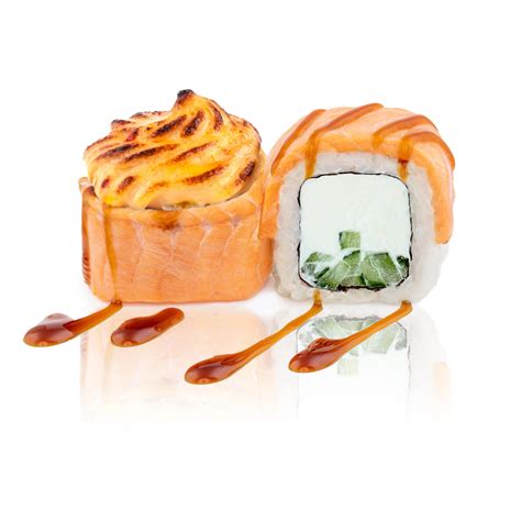 Ролл Филадельфия запеченная — доставка в Гомеле YummY