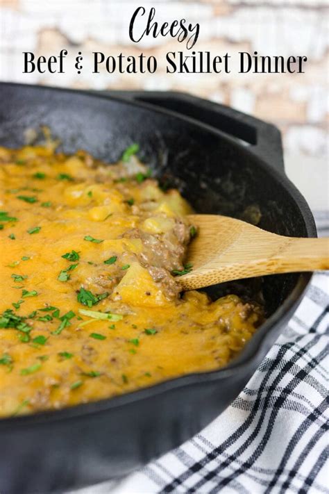 Creamy Ground Beef And Potato Skillet Dinner Restless Chipotle