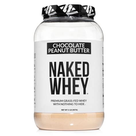 Naked Choco Peanut Butter Whey G Protein Natural Grass Fed Lb Servings Walmart