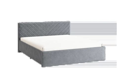Каркас кровати Сандра 2 160х200 см оникс (велюр) из каталога Мягкие ...