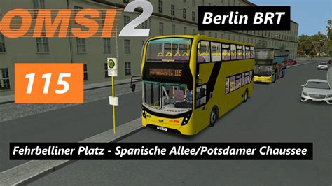 Berlin BRT Ligne 115 Fehrbelliner Platz Spanische Allee ADL