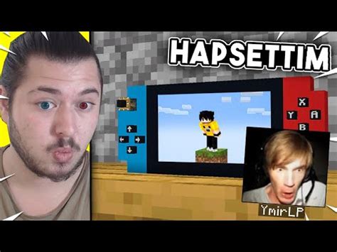 Minecraft ta Kardeşimi OYUNUN İÇİNE HAPSEDEREK TROLLEDİM YouTube