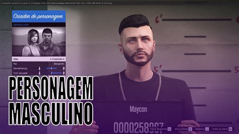 TUTORIAL PERSONAGEM MASCULINO GTA ONLINE YouTube