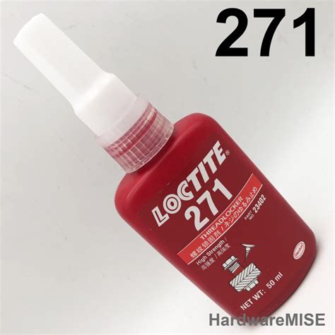 Buy Henkel Loctite 271 Acrylic Anaerobic Threadlocker Red 50 Ml Bottle