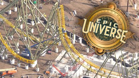 Universals Epic Universe Construction Update NEW Dual Racing Roller