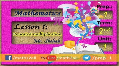 Lesson 1 Repeated Multiplication Youtube