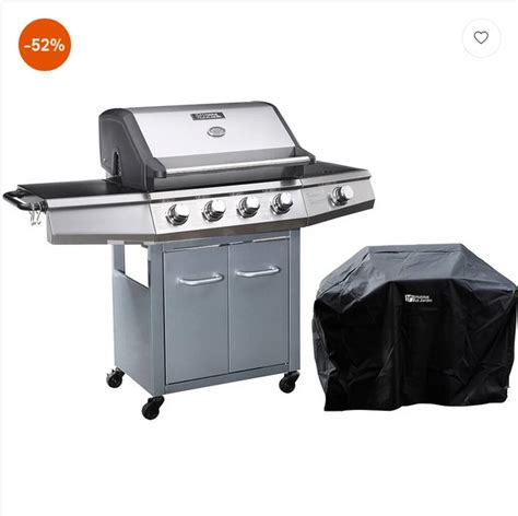 Barbecue à gaz Napoleon Rogue XT 525 SIB inox 4 brûleurs Sizzle Zone