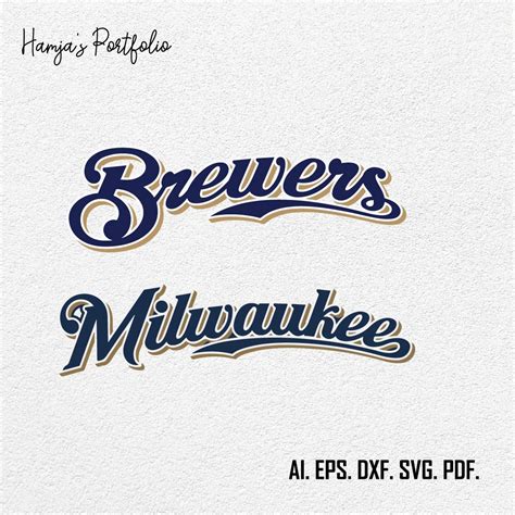 Milwaukee Brewers Logo Svg Vector Design Masterbundles