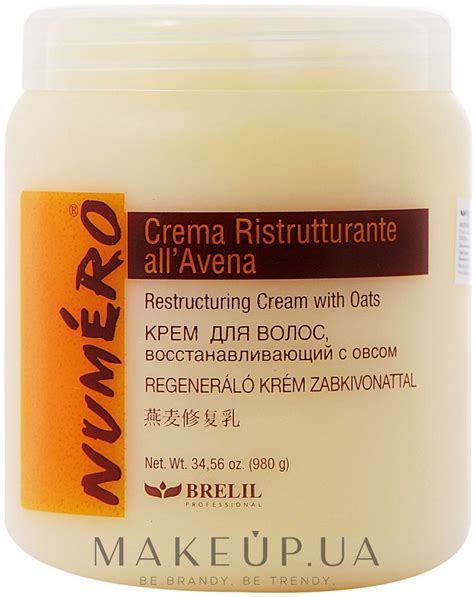 Brelil Numero Brelil Numero Restructuring Cream with Oats - Крем для ...