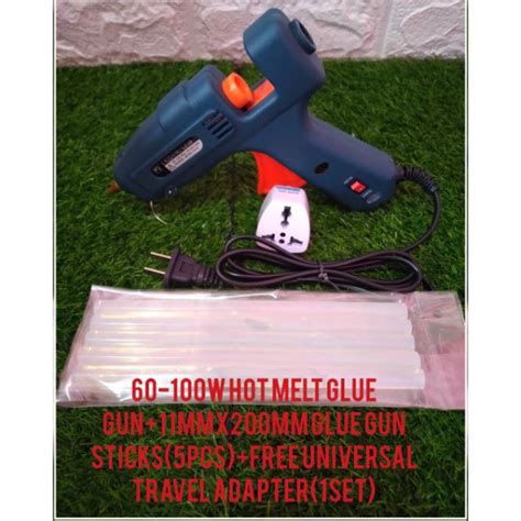 60 100W Hot Melt Glue Gun 1set Glue Gun Sticks 11mmX200mm Shopee Malaysia