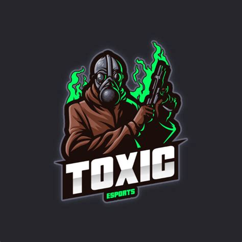 Placeit Logo Maker For An ESports Team Featuring A Gas Masked Character