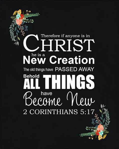 2 Corinthians 5:17 – All New – Encouraging Bible Verses