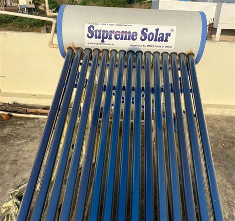 100 LPD Supreme Solar Water Heater At Rs 18500 Aarons Christian