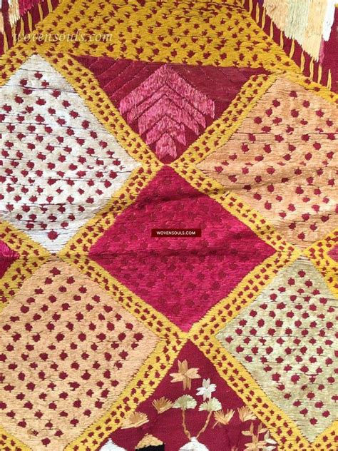 810 SOLD Antique Darshan Dwar Phulkari Bagh textile - WOVENSOULS ...