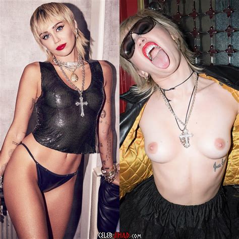 Miley Cyrus Poses Naked To Defile The Xmas Season