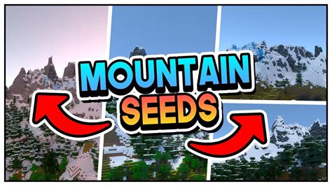 TOP 4 MINECRAFT MOUNTAIN SEEDS Minecraft Bedrock 1 17 Mountain Biome