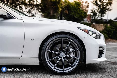 Staggered Curva Wheels C Gunmetal For Infiniti Q S