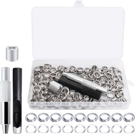 Frevoitna Kit De Grommets Eyelets Outils Oeillet Couture 10mm Trousse