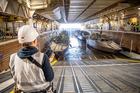 En Baltique le PHA Mistral embarque une flottille de CB90 suédois