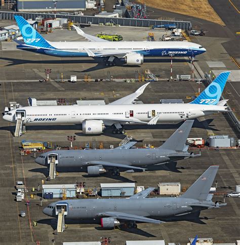 Boeing 777X | Parked side by side, the Boeing 767 and the state-of-the ...