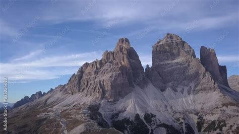 The Tre Cime Di Lavaredo Also Called The Drei Zinnen Are Three