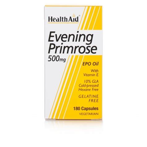 Evening Primrose Oil 500mg And Vitamin E Caps Vitamins £1435