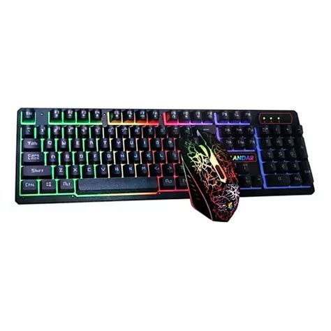 Teclado Y Mouse Gamer Yelandar Jx Kt333 Ergonomico Luces Rgb Knasta Chile