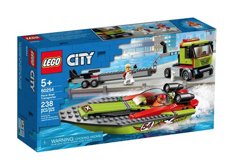 Partycolare Lego City Trasportatore Di Motoscafi