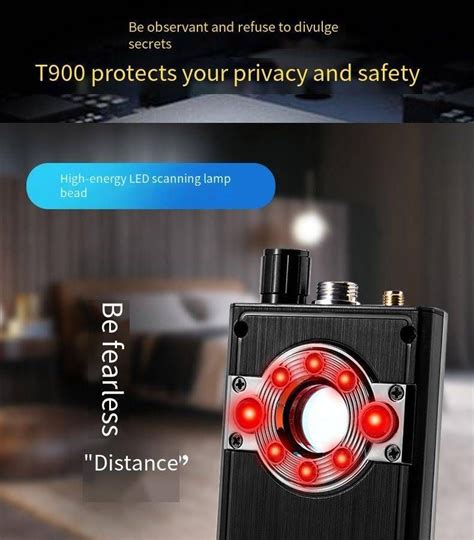 K68 Anti Spy Cam Wireless Rf Signal Detector Bug Gsm Gps Tracker Hidden