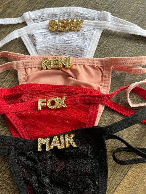 Pack 1 Bling Lingerie Thong Sexy Women Sexy G String Thongs Etsy