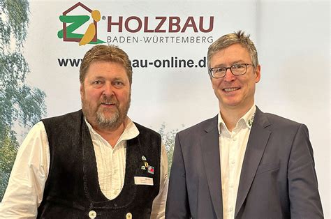 Gerd Renz Einstimmig Als Verbandspr Sident Wiedergew Hlt Holzbau