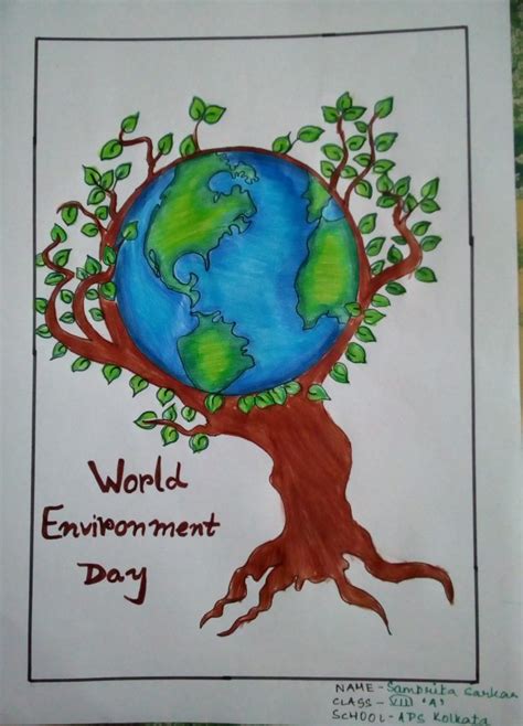 World environment day poster – India NCC