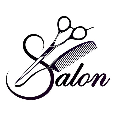 Premium Vector | Scissors and comb stylist silhouette design for a ...