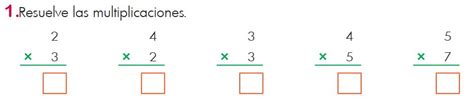 Aula Virtual Tercer Grado Matem Ticas Multiplicaci N Por Una Cifra