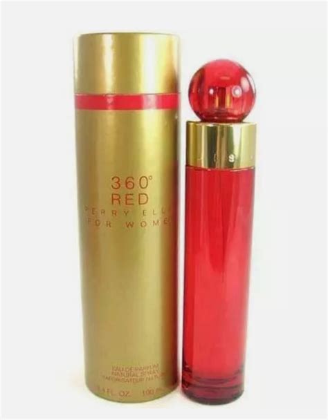 360 Perry Ellis Mujeres Rojo 34oz100ml Nuevo En Caja Con Etsy