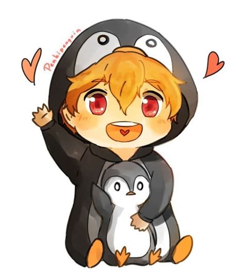 Kawaii Anime Penguin Drawing