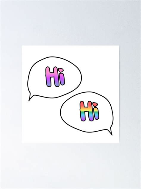 Heartstopper Nick And Charlie Hi Bi Gay Pride Quote Poster For Sale By Chillandspicy